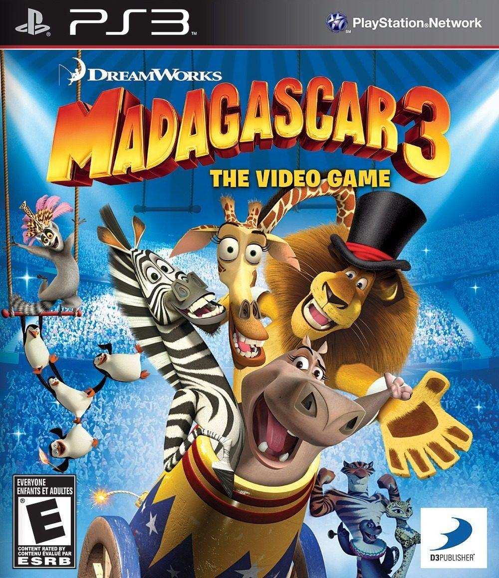 PS3 MADAGASCAR 3  - ORJİNAL OYUN - SIFIR JELATİN