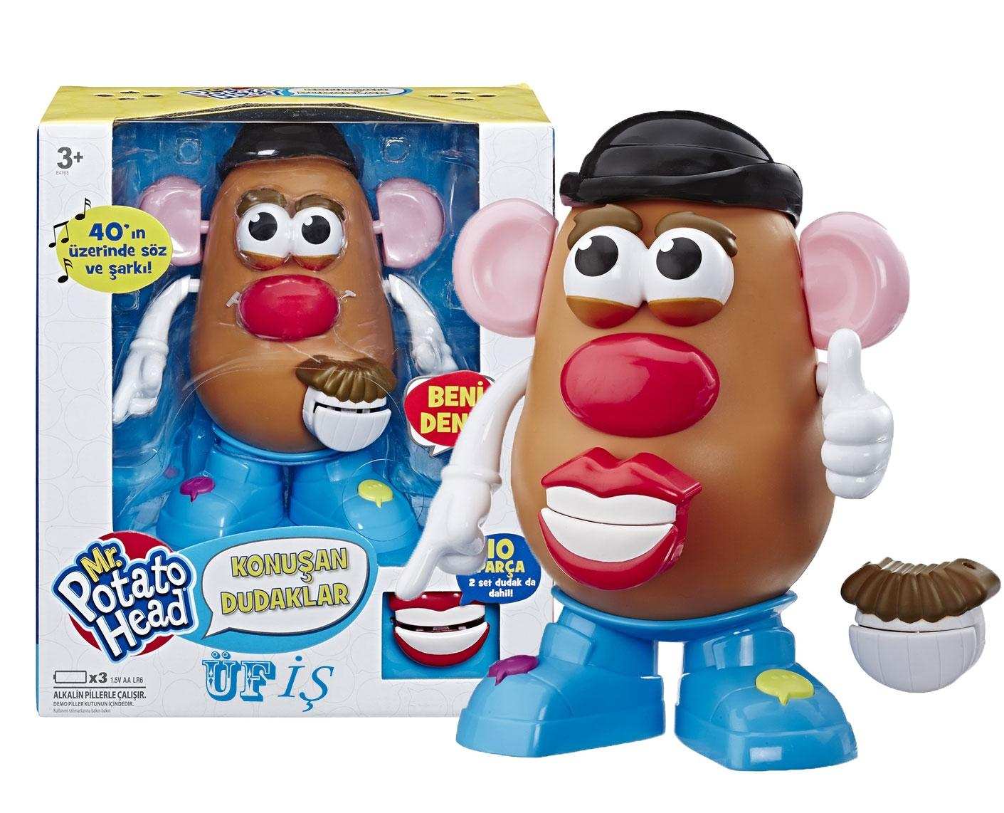 HASBRO PLAYSKOOL BAY PATATES KAFA KONUŞAN DUDAKLAR - FİGÜR OYUNCAK - LİSANSLI