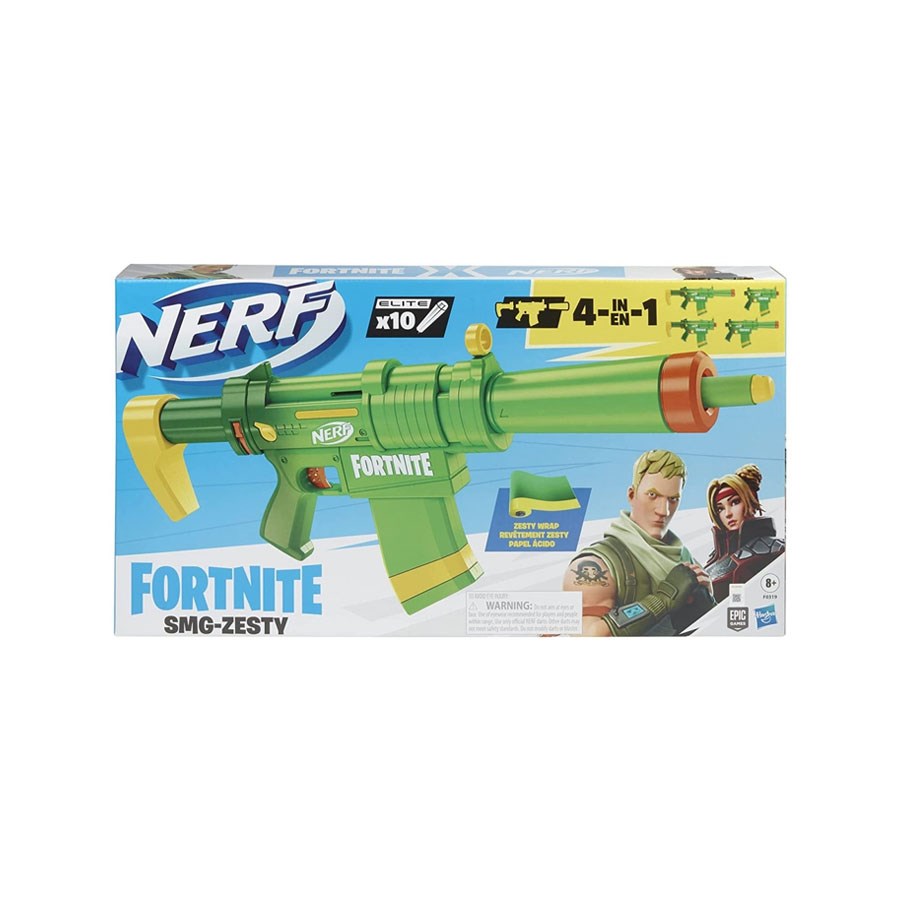 NERF FORTNITE SMG ZESTY-LİSANSLI OYUNCAK-