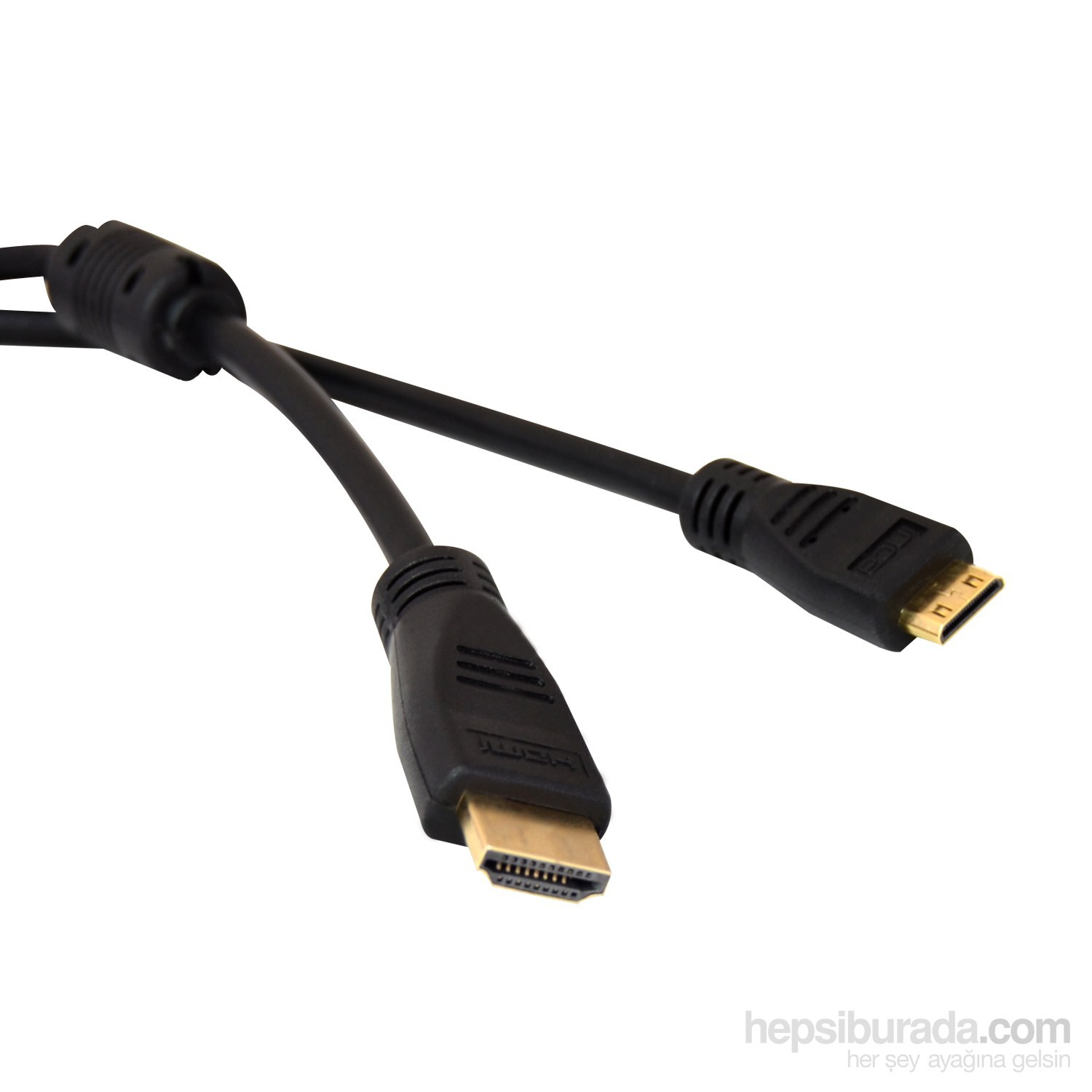 Inca IMH-02 Mini HDMI-HDMI v1.4 3D 1.8m Full HD Altın Uçlu Kablo