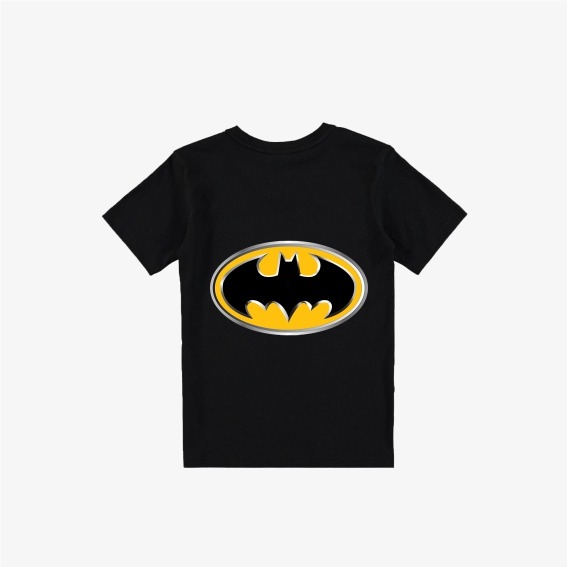 BATMAN BASKILI T-SHİRT 4 - 5 (116)  YAŞ  BEDEN - SİYAH - MOOD_0